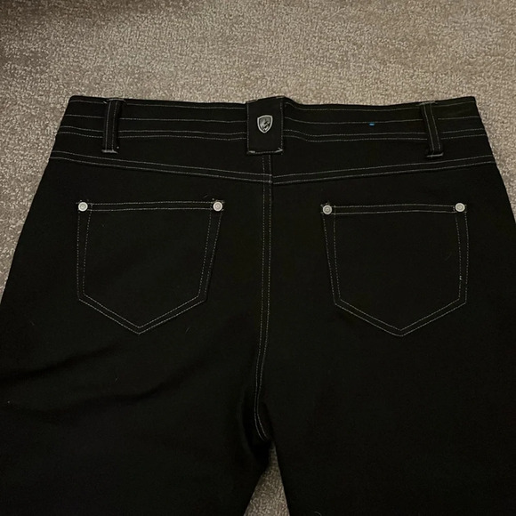 KUHL Legendary Pants Denim Black Jeans Size 12 Long - Picture 7 of 11
